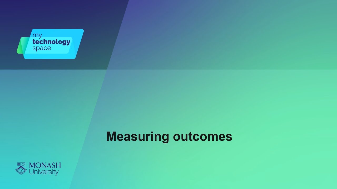 Measuring Outcomes - Youtube thumbnail